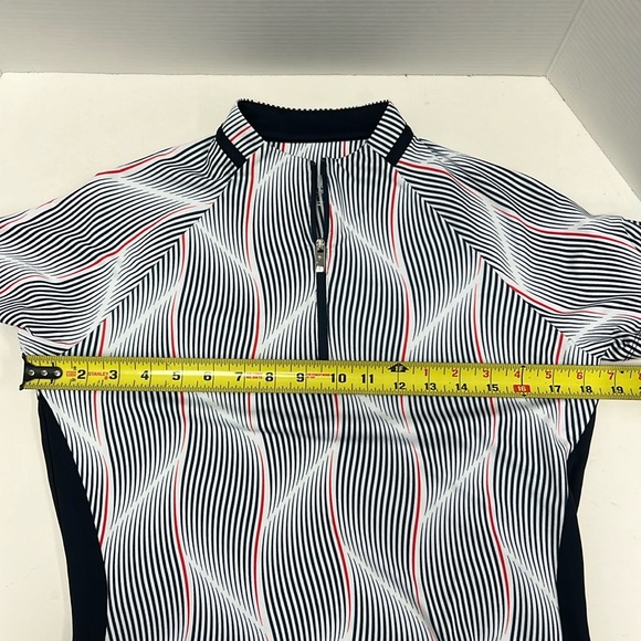 NWOT Tail White Label Women’s 1/4 Zip Short Sleeve Athletic Shirt Size Small - Picture 4 of 6